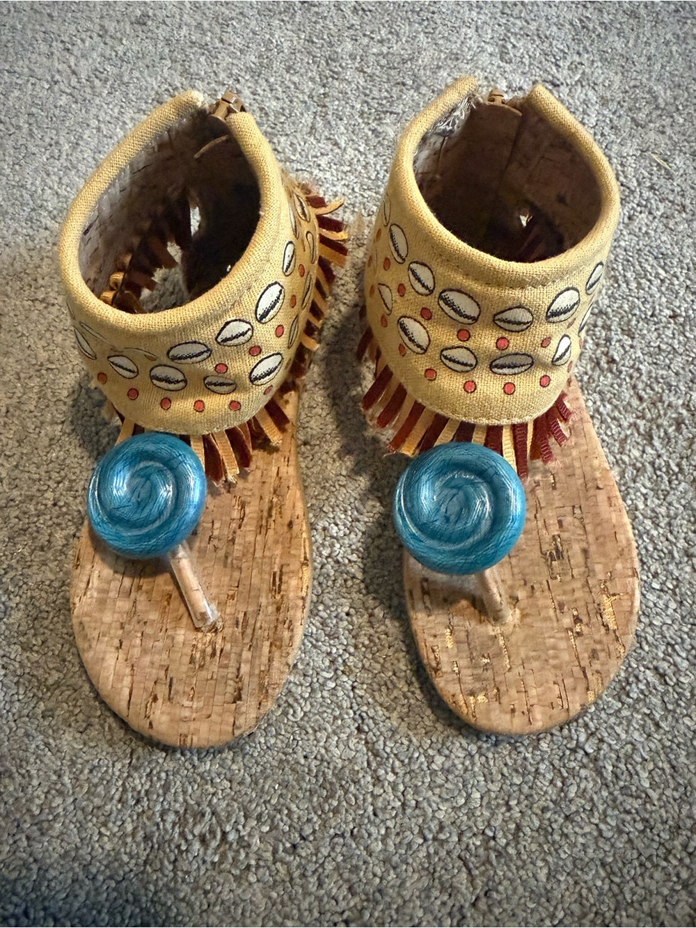 Moana Sandals with Eye of Tafiti Accent